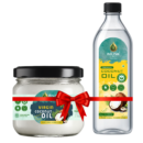 Oil Combo - Virgin Coconut Oil 250ml & Cold Pressed Coconut Oil 1ltr
