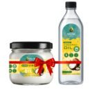 Oil Combo - Virgin Coconut Oil 250ml & Cold Pressed Coconut Oil 1ltr